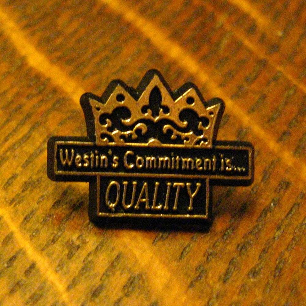 Westin Hotel Vintage Lapel Pin